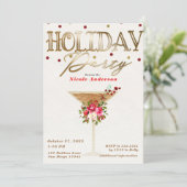 Kerstfeestdag - Gouden feestdag Kaart (Staand voorkant)