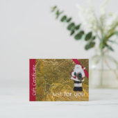 Kerstfeestdag - Gratis kerstcadeau Kortingskaartje (Staand voorkant)