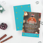 Kerstfeestdag Griffon Dog Ugly Sweater Party Kaart