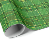 Kerstfeestdag groen en goud cadeaupapier (Rol Hoek)