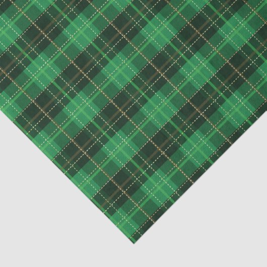 Kerstfeestdag groene en zwarte pionnen tissuepapier (Detail)