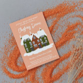 Kerstfeestdag: Groene huizen Kaart