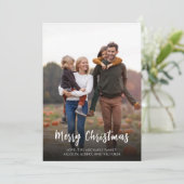 Kerstfeestdag groene sneeuwvlok Elegant Patroon Feestdagenkaart (Staand voorkant)