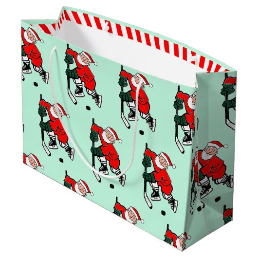 Kerstfeestdag Groot Cadeauzakje (Achterkant Gekanteld)