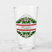 Kerstfeestdag grote kerstfeestdagen op maat glas (Voorkant)