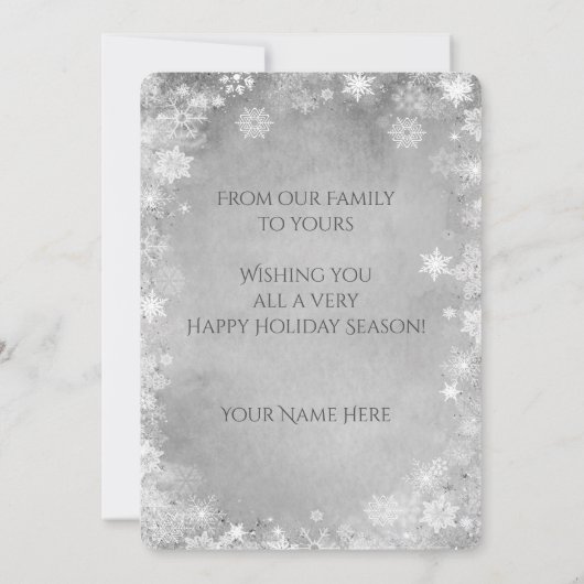 Kerstfeestdag - Grote Pyreneeën Feestdagen Kaart (Achterkant)