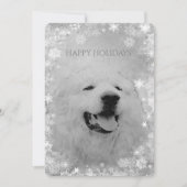 Kerstfeestdag - Grote Pyreneeën Feestdagen Kaart (Voorkant)