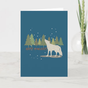 Kerstfeestdag: Happy Howlidays Kaart