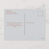 Kerstfeestdag Holly Berries Greenery 1 Foto Feestdagenkaart (Achterkant)