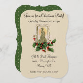 kerstfeestdag Holly Berries Kaart (Voorkant / Achterkant)