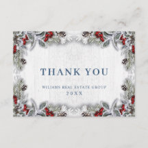 kerstfeestdag Holly Berry Rustic Corporate