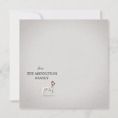 Kerstfeestdag Hondenliefhebber Dalmatische Greep (Achterkant)