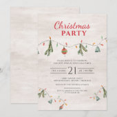 Kerstfeestdag, hooglichten en decor kaart (Voorkant / Achterkant)