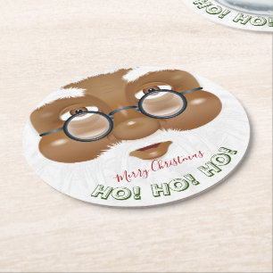 Kerstfeestdag in Afrika Ronde Kartonnen Onderzetter