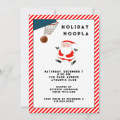 Kerstfeestdag in Basketball Kaart (Voorkant)