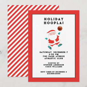 Kerstfeestdag in Basketball Kaart