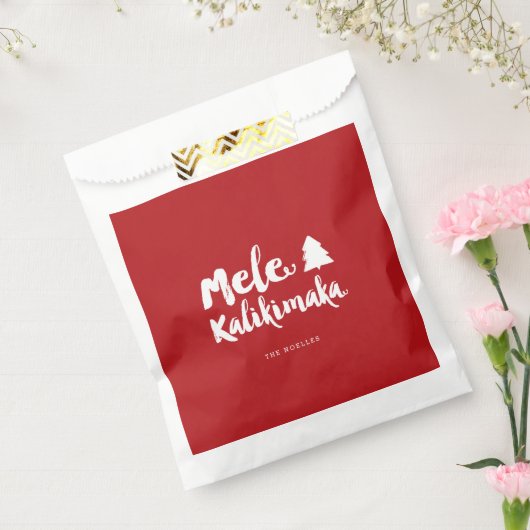 Kerstfeestdag in Brussel, Mele Kalikimaka Bedankzakje (Gezegeld)