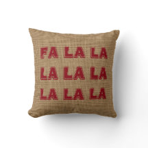 Kerstfeestdag in Burlap