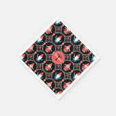 Kerstfeestdag in Cute Gnome Servet (Hoek)