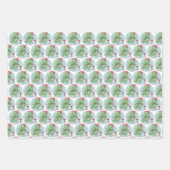 Kerstfeestdag in de T-Rex-feestdag Inpakpapier Vel (Voorkant 2)