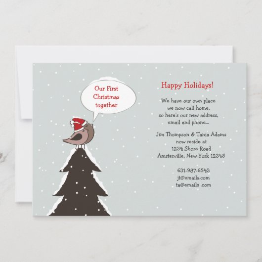 Kerstfeestdag in de toekomst feestdagenkaart (Voorkant)