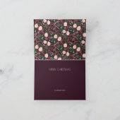 Kerstfeestdag in de tuin| Fotokaart Feestdagen Kaart (Binnen)