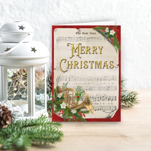 kerstfeestdag in de   van Horn Feestdagen Kaart