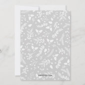 Kerstfeestdag in de winter in Cherry Kaart (Achterkant)