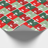 kerstfeestdag in de zusters cadeaupapier (Hoek)