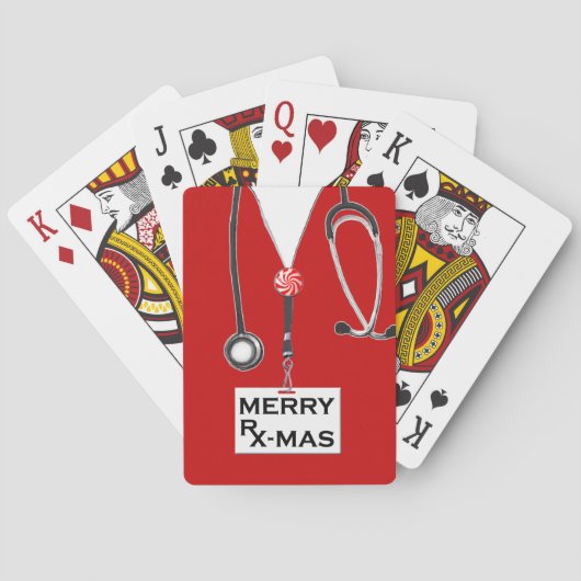 kerstfeestdag in de zusters pokerkaarten (Achterkant)