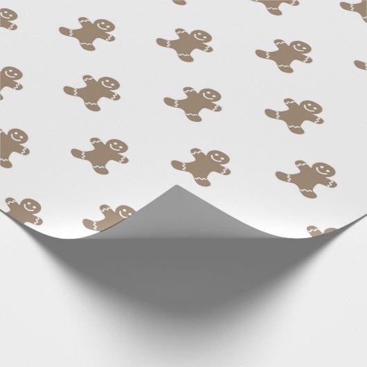 kerstfeestdag in Gingerbrood Cadeaupapier (Hoek)