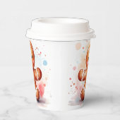 kerstfeestdag in Gingerbrood Papieren Bekers (Rechts)