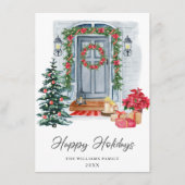 kerstfeestdag in het EP Feestdagenkaart (Voorkant)