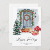 kerstfeestdag in het EP Feestdagenkaart (Voorkant / Achterkant)