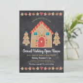 Kerstfeestdag in het Open House Kaart (Staand voorkant)