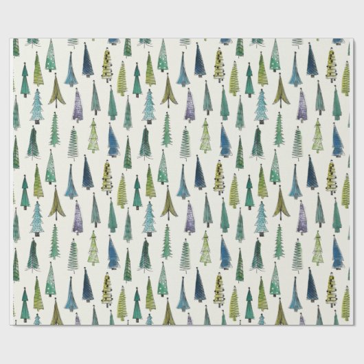 kerstfeestdag in het Vintage Cadeaupapier (Vlak)