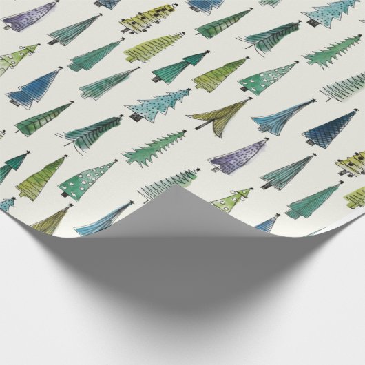 kerstfeestdag in het Vintage Cadeaupapier (Hoek)