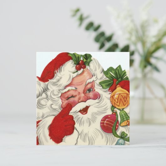 kerstfeestdag in het vizier kaart (Staand voorkant)