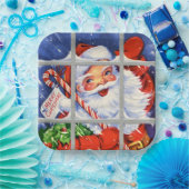 kerstfeestdag in het vizier papieren bordje (Feest)