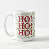 Kerstfeestdag in Holly en Berries Koffiemok (Links)