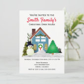 Kerstfeestdag in kerstfeeststijl kaart (Staand voorkant)