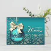 Kerstfeestdag in Kerstmis Kaart (Staand voorkant)