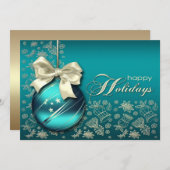 Kerstfeestdag in Kerstmis Kaart (Voorkant / Achterkant)