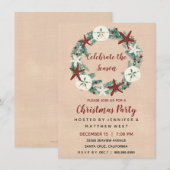 Kerstfeestdag in kustgebied kaart (Voorkant / Achterkant)