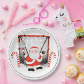 kerstfeestdag in Lacrosse Papieren Bordje (Feest)