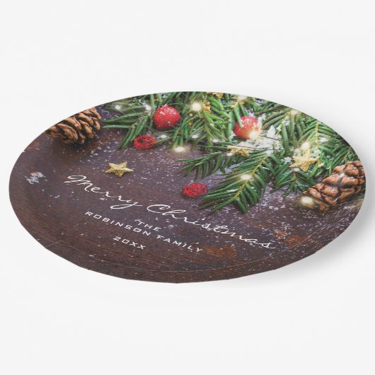 Kerstfeestdag in Oostenrijk Papieren Bordje (Gekanteld)