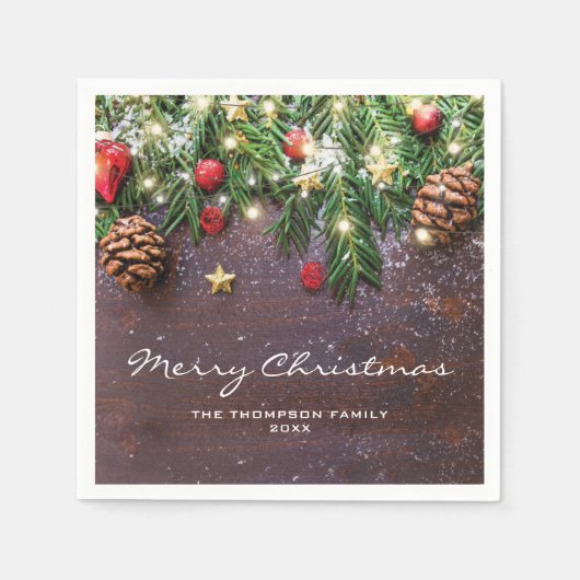 Kerstfeestdag in Oostenrijk Servetten (Voorkant)