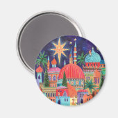 Kerstfeestdag in Oriental City Magneet (Voorkant / Achterkant)