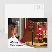 Kerstfeestdag in Parijs Briefkaart (Voorkant / Achterkant)