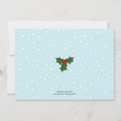 kerstfeestdag in Penguin Kaart (Achterkant)